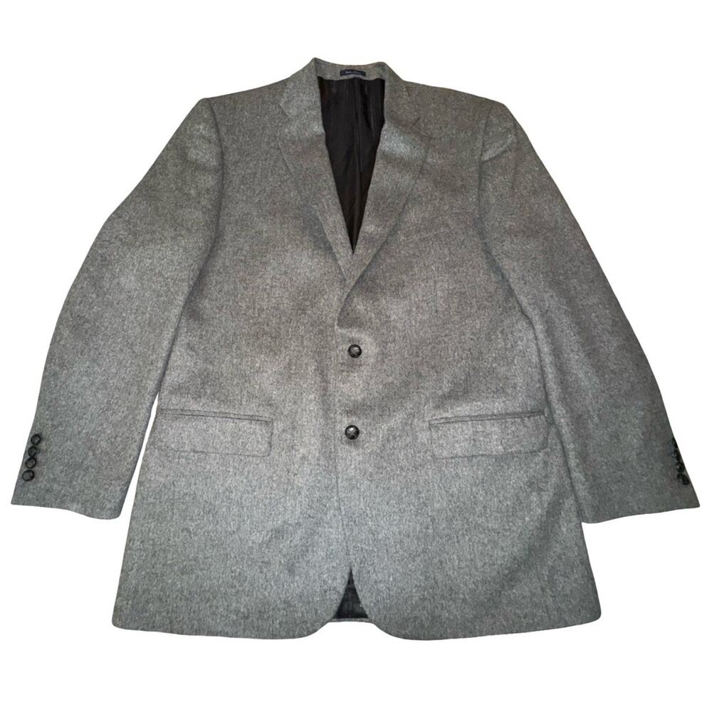 Turnberry Gray 100% Camel Hair Blazer Sz 44L